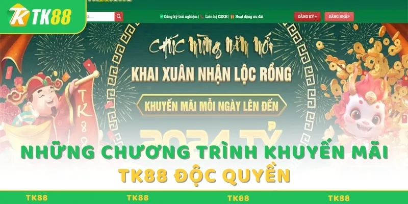 Những chương trình khuyến mãi TK88 độc quyền